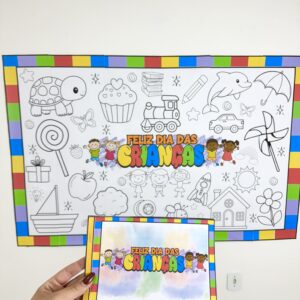Cartaz Interativo Gigante + Livro para colorir