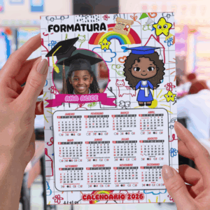 Calendário Editável Formatura ABC