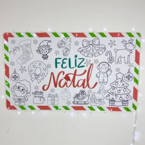 Painel de colorir - Natal