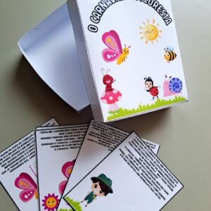 História na caixa "O carnaval na floresta"