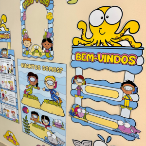 Kit Sala Fundo do Mar