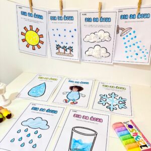 Kit de Atividades de Artes Tema Dia da Água