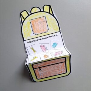 Atividade O que eu levo na minha mochila - Dia da escola