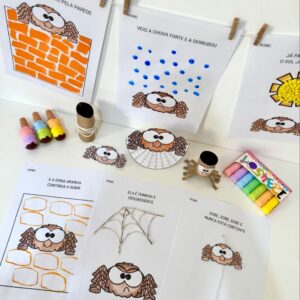 kit Atividades de Artes Dona Aranha