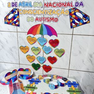 Kit dia da Conscientização do Autismo