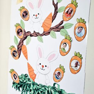 Painel Personalizado Páscoa - Cenouras