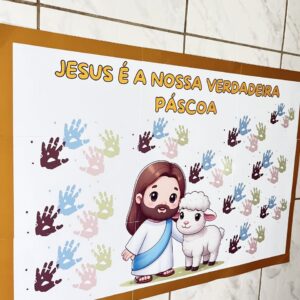 Painel Colaborativo - Jesus a Verdadeira Páscoa