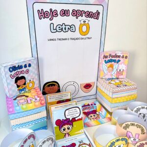 Combo Super Kits Histórias na Caixa e Cartazes Letras do Alfabeto