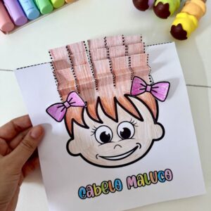 Folha de Atividade Cabelo Maluco