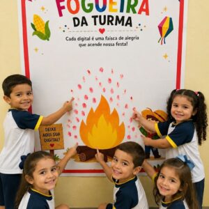 Fogueira da turma - Painel Interativo