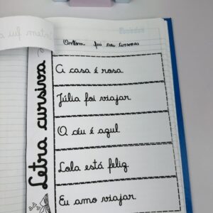 Letra Cursiva - Leitura e Caligrafia