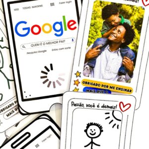 Cartão Interativo Dias dos Pais - Tema Google