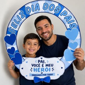 Bambolê para fotos - Dia dos pais