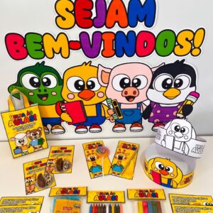 Kit Volta às Aulas - Tema Animais