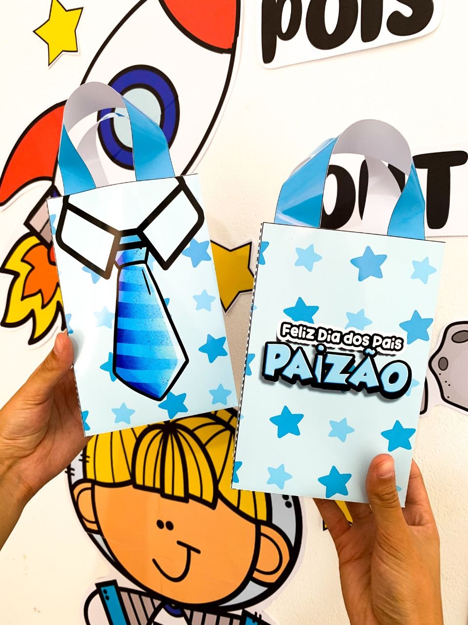Kit dia dos pais - Astronauta/ Espaço - Imagem 2