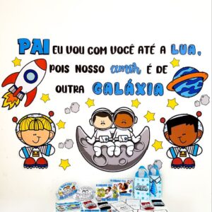 Kit dia dos pais - Astronauta/ Espaço
