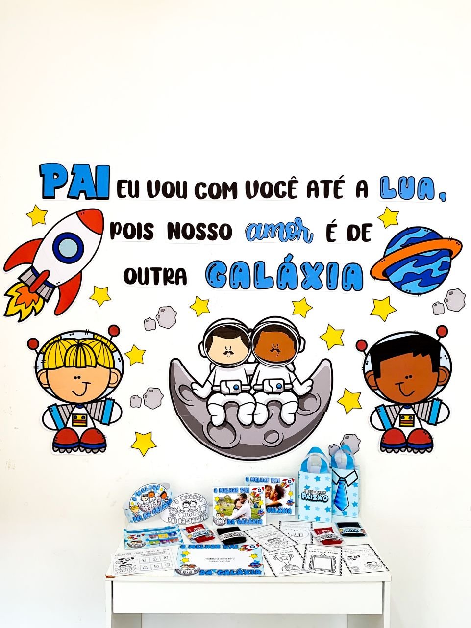 Kit dia dos pais - Astronauta/ Espaço