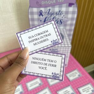 Caixa Agosto Lilás 💜💜