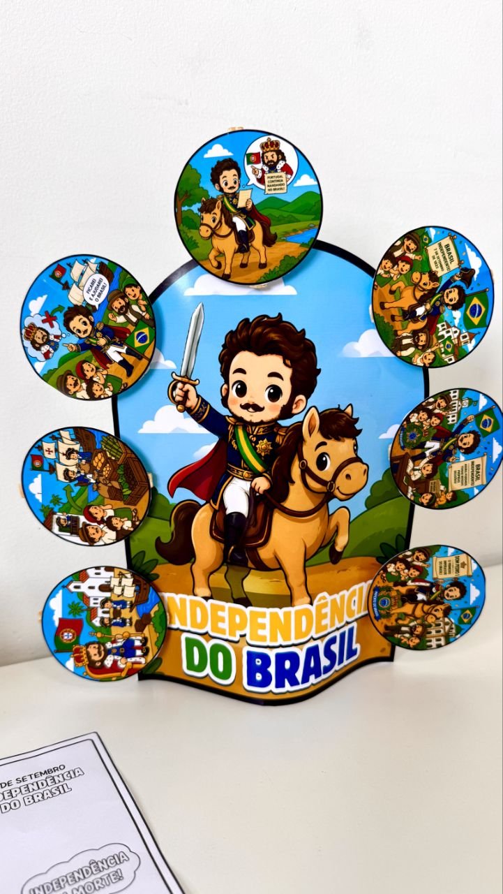Luva de História – Independência do Brasil 🇧🇷