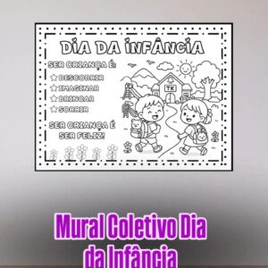 Mural Coletivo Dia da Infância
