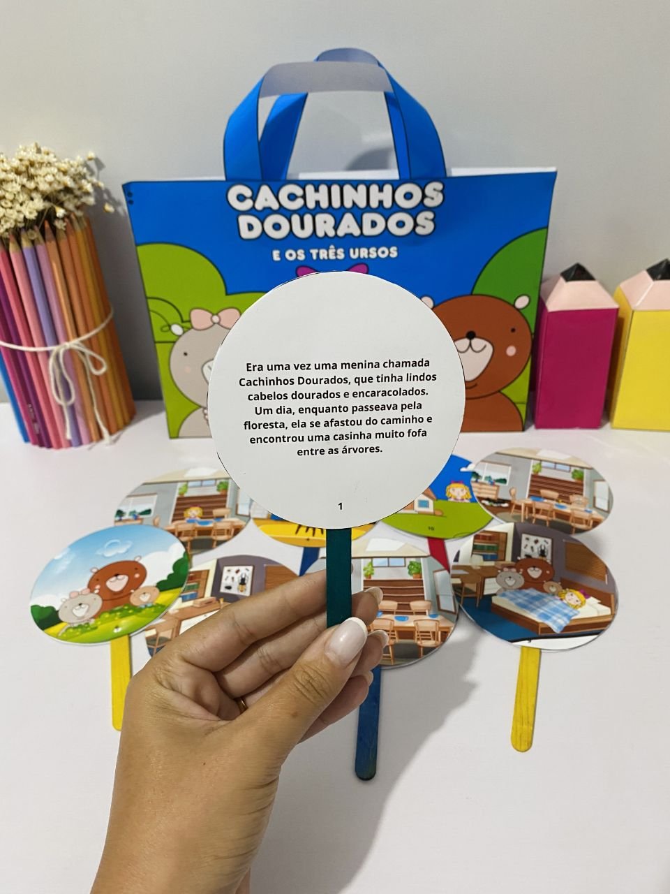 História na Sacola - Cachinhos Dourados - Imagem 3
