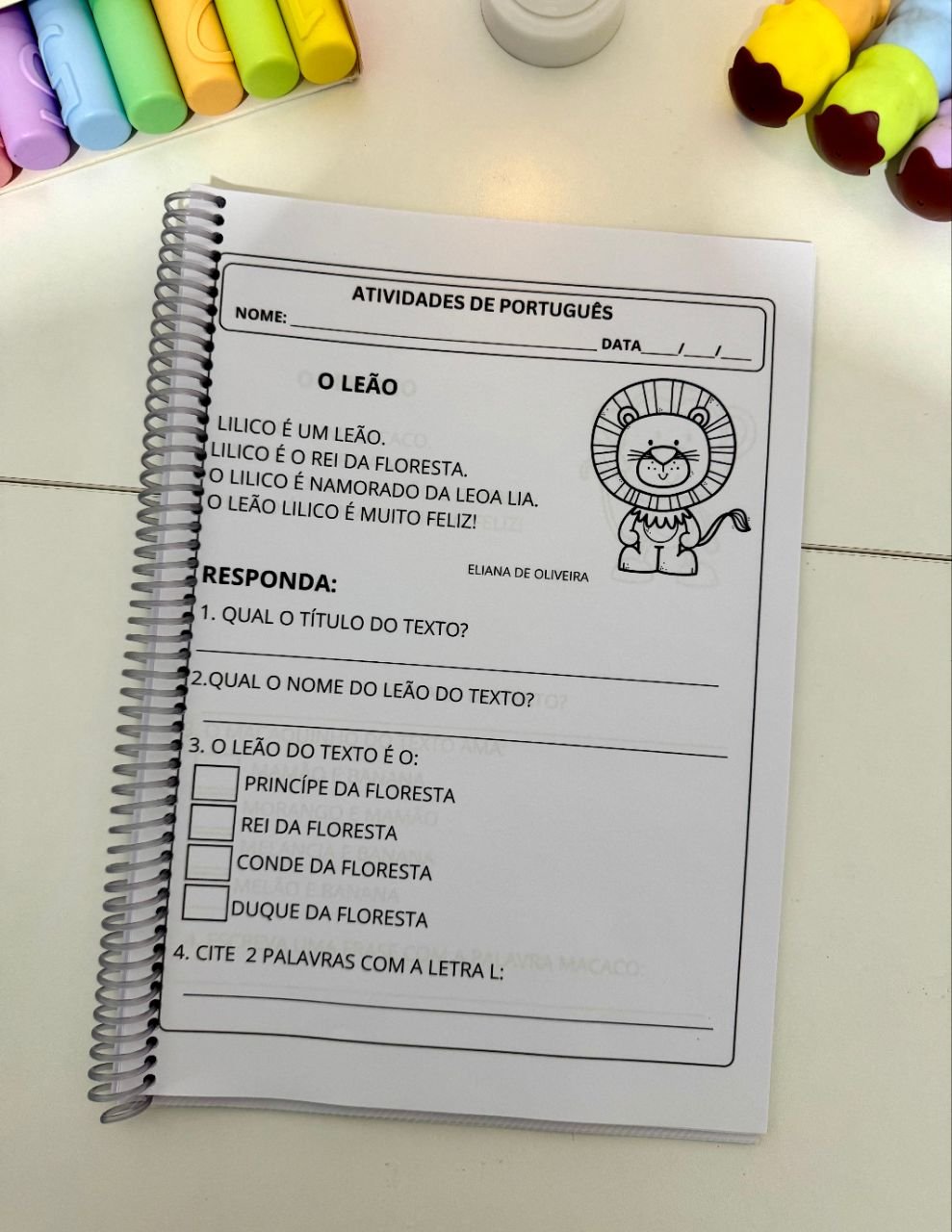 Combo de Apostilas de Interpretação de pequenos textos - Imagem 2