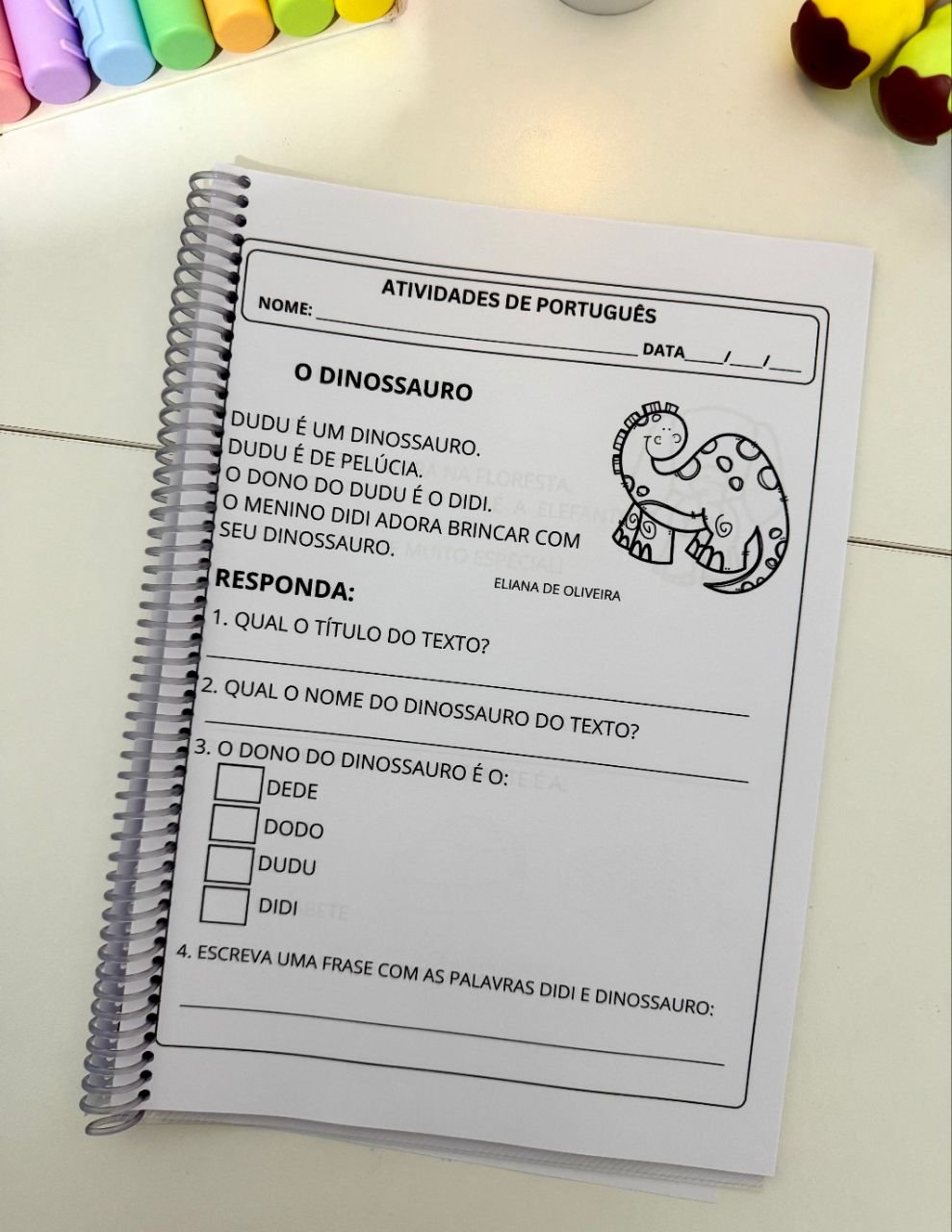 Combo de Apostilas de Interpretação de pequenos textos - Imagem 3