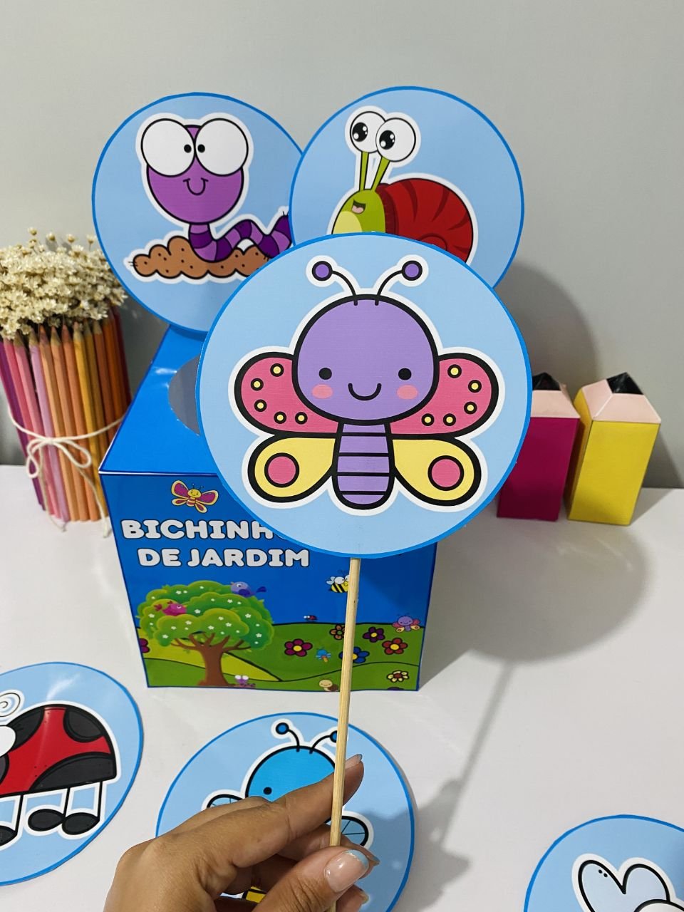 🐞🦋Caixa Bichinhos de Jardim - Imagem 8