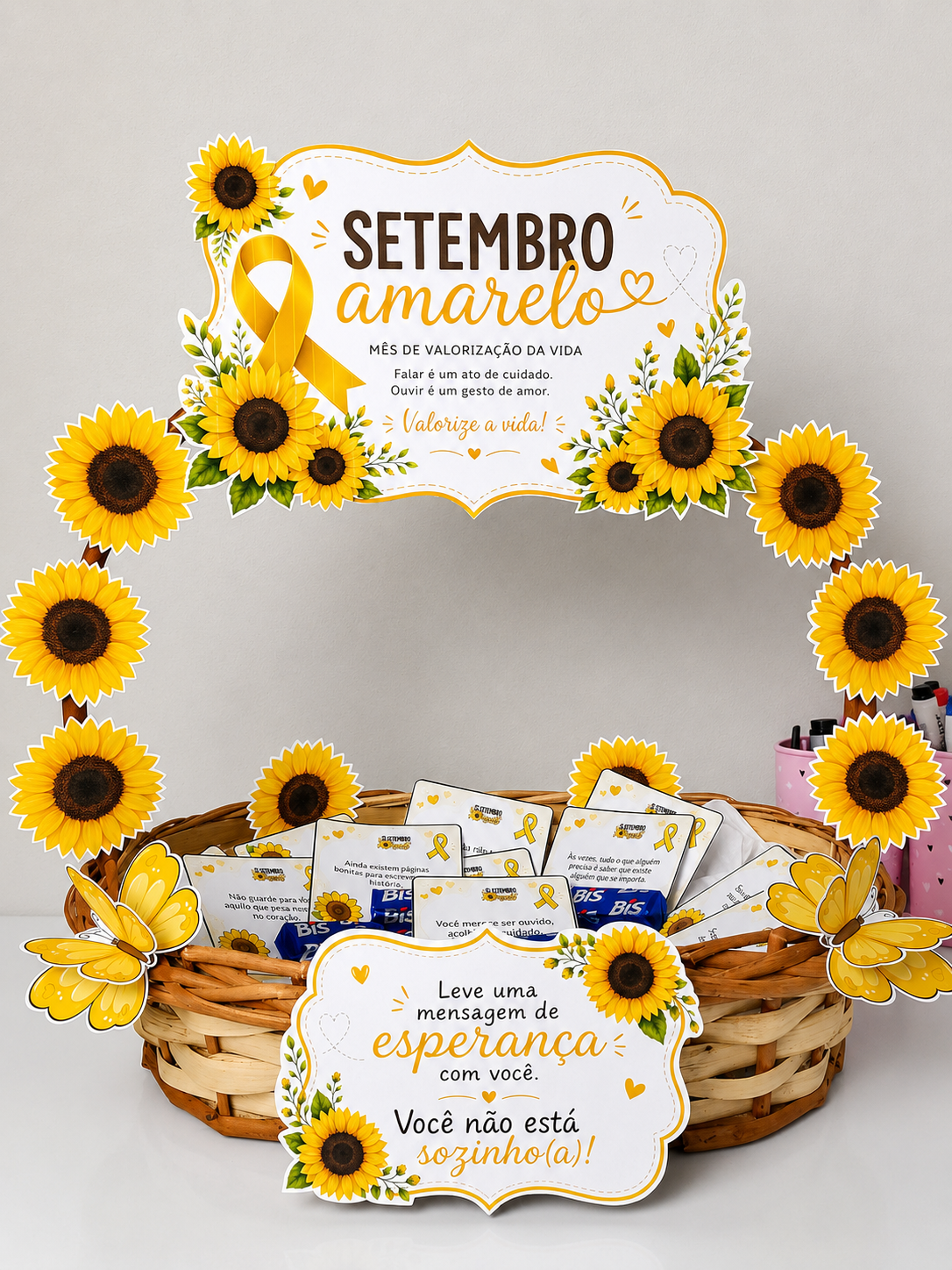 Cesta Setembro Amarelo 💛