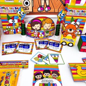 KIT LEMBRANCINHAS – DIA DAS CRIANÇAS | TEMA BRINQUEDOS