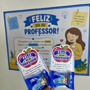 Kit Feliz Dia do Professor - Painel e Cartão Mimo