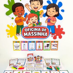 KIT OFICINA DE MASSINHA – DIVERSÃO GARANTIDA 🌈