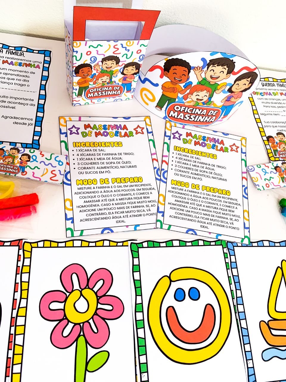 KIT OFICINA DE MASSINHA – DIVERSÃO GARANTIDA 🌈 - Imagem 10