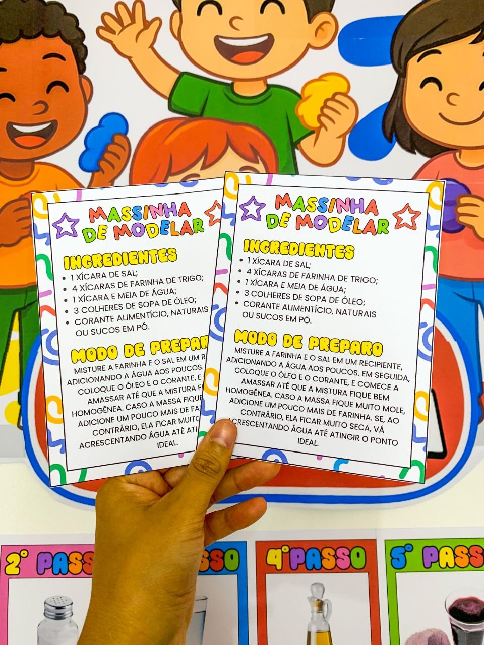 KIT OFICINA DE MASSINHA – DIVERSÃO GARANTIDA 🌈 - Imagem 13