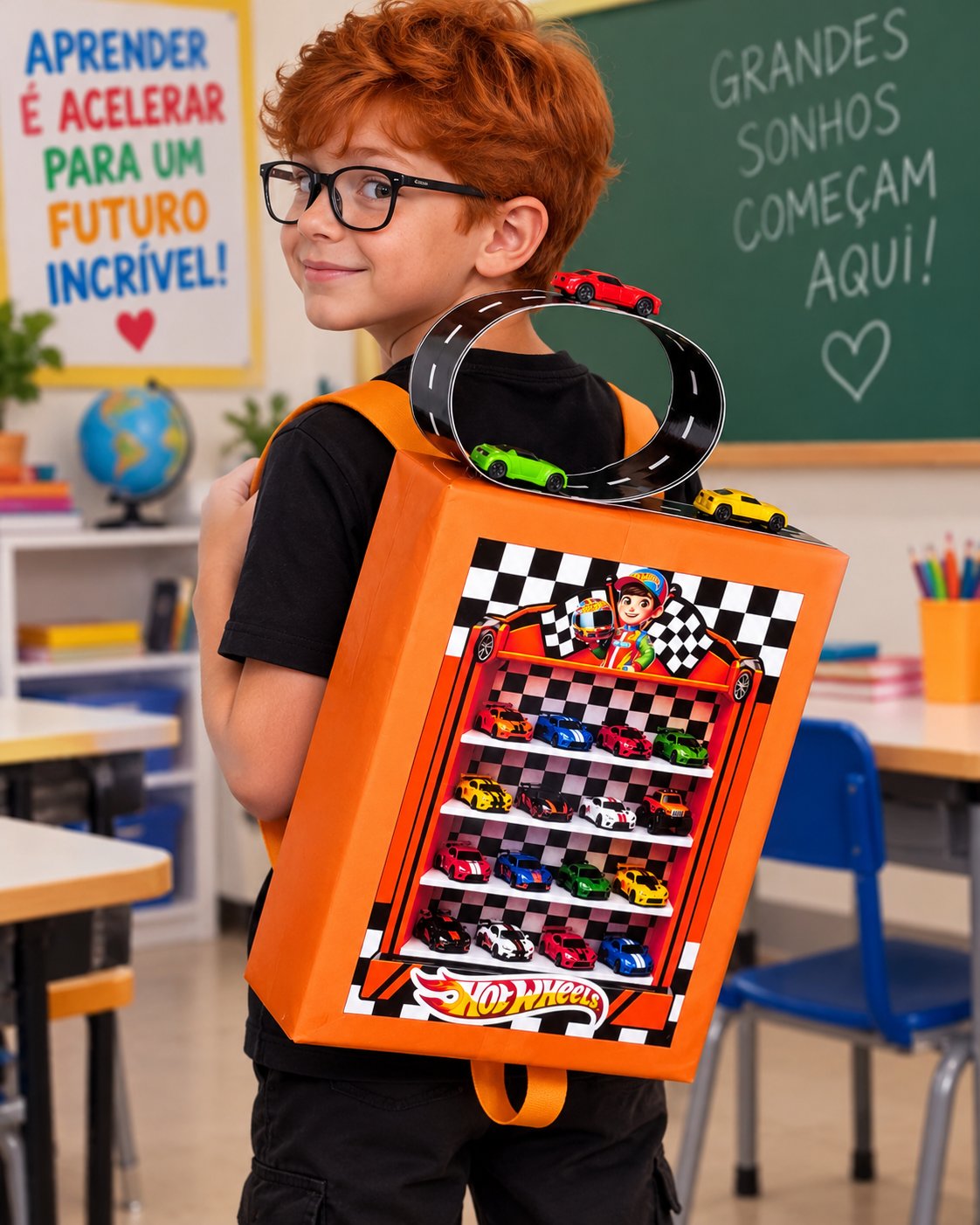 Mochila Hot Wheels - Imagem 8