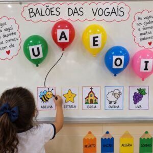 Balões das Vogais 🎈
