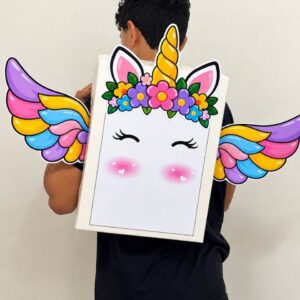 🦄🎒 MOCHILA MALUCA DE UNICÓRNIO — SEMANA DA CRIANÇA! 🌈✨