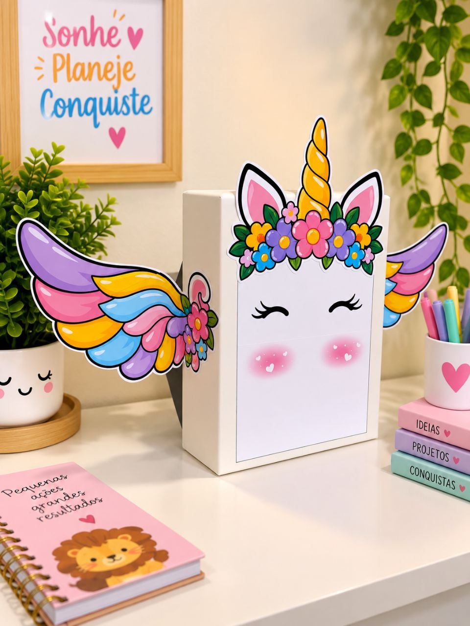 🦄🎒 MOCHILA MALUCA DE UNICÓRNIO — SEMANA DA CRIANÇA! 🌈✨ - Imagem 4