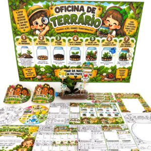 KIT OFICINA DE TERRÁRIO 🌱