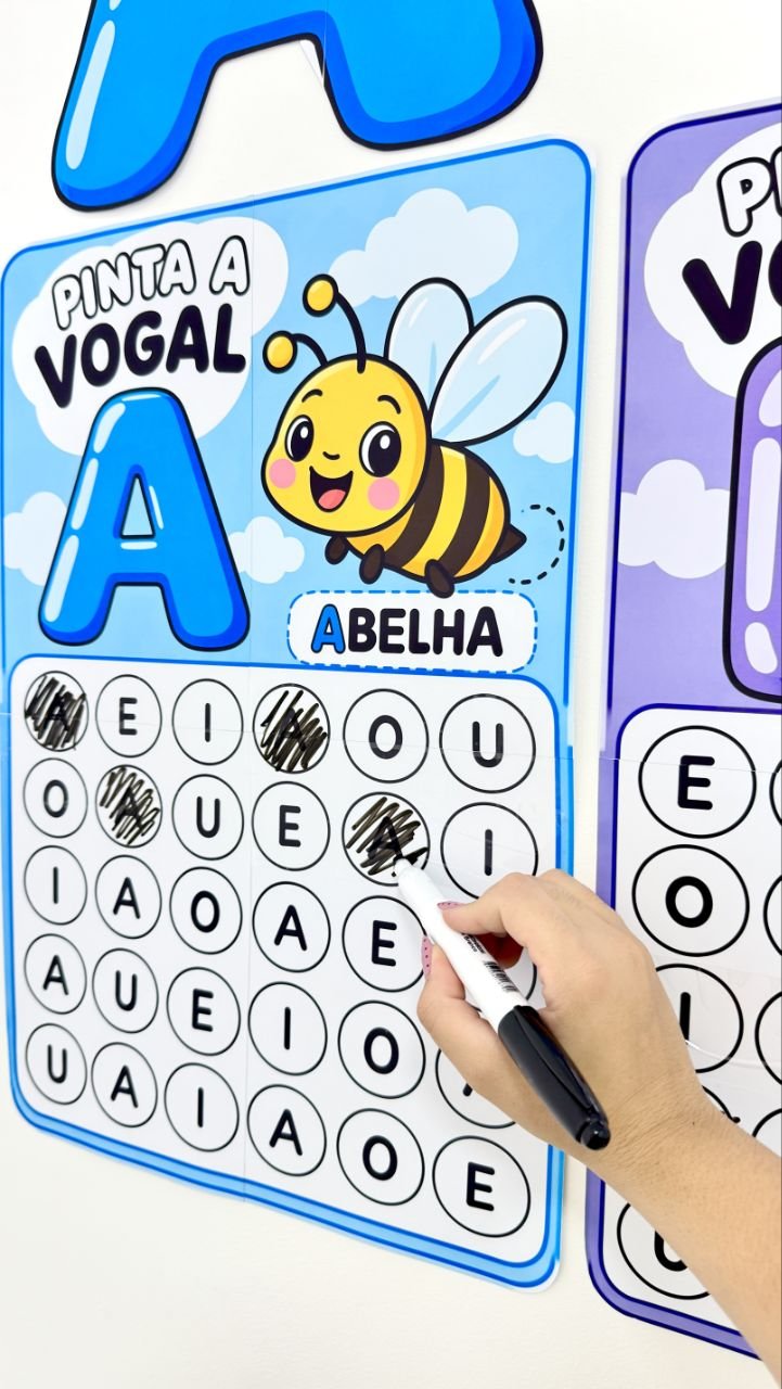 Recurso Vamos Pintar as Vogais - Imagem 6