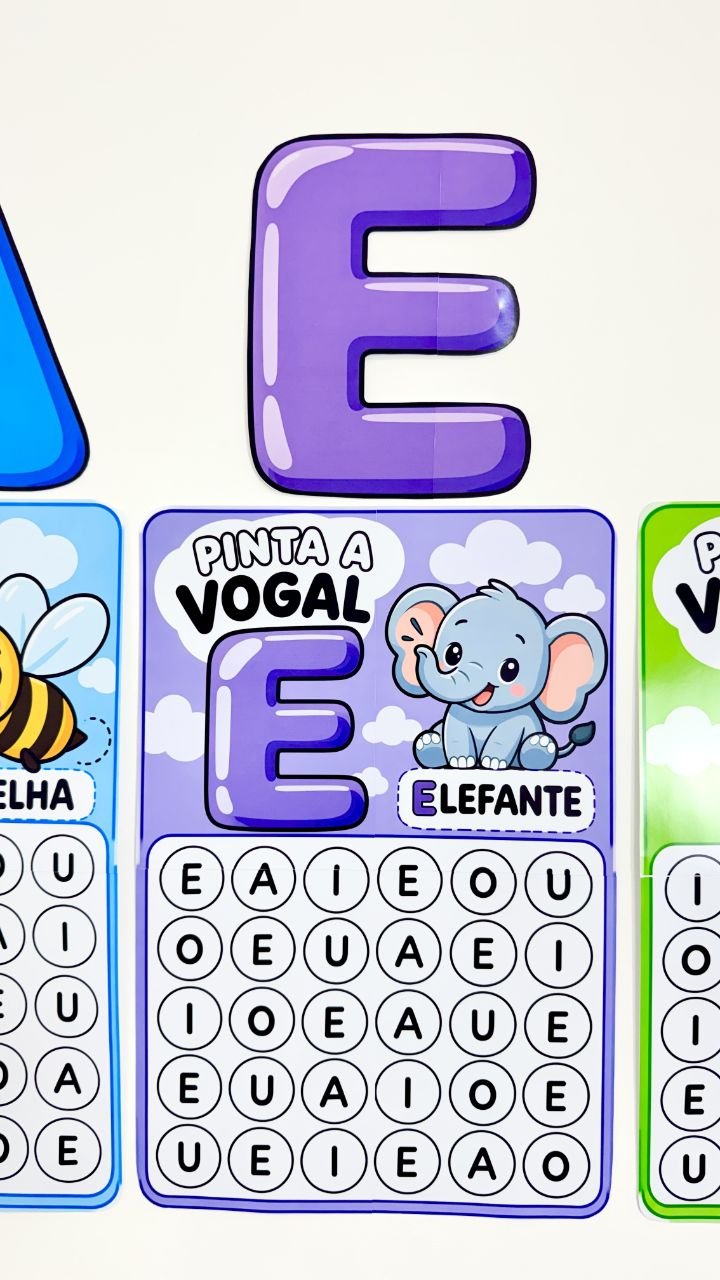 Recurso Vamos Pintar as Vogais - Imagem 8