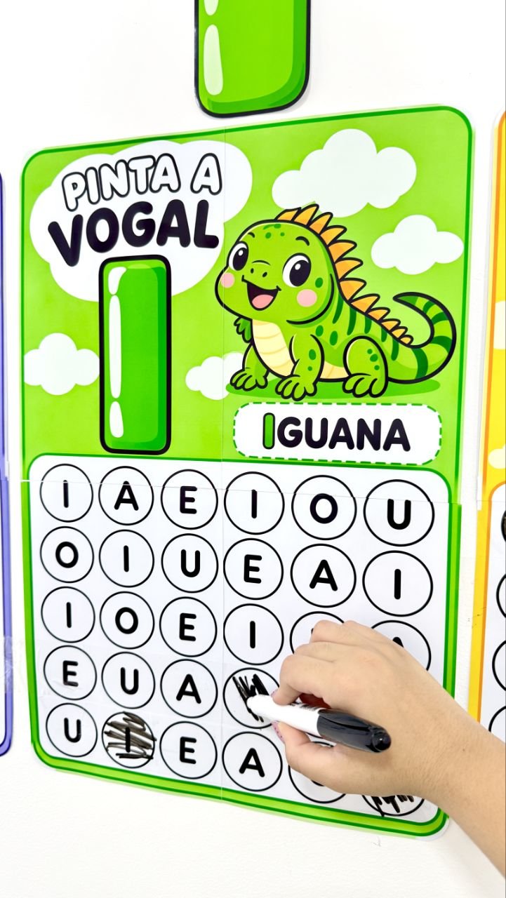 Recurso Vamos Pintar as Vogais - Imagem 2