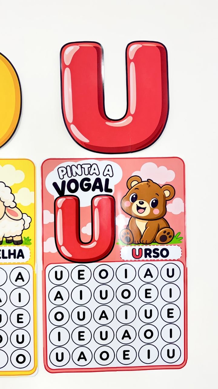 Recurso Vamos Pintar as Vogais - Imagem 4