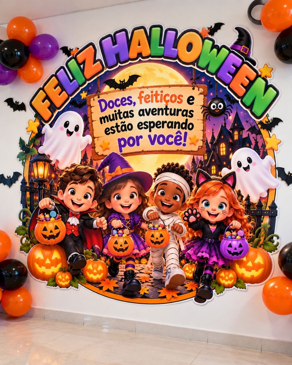 🎃 PAINEL HALLOWEEN - Imagem 3