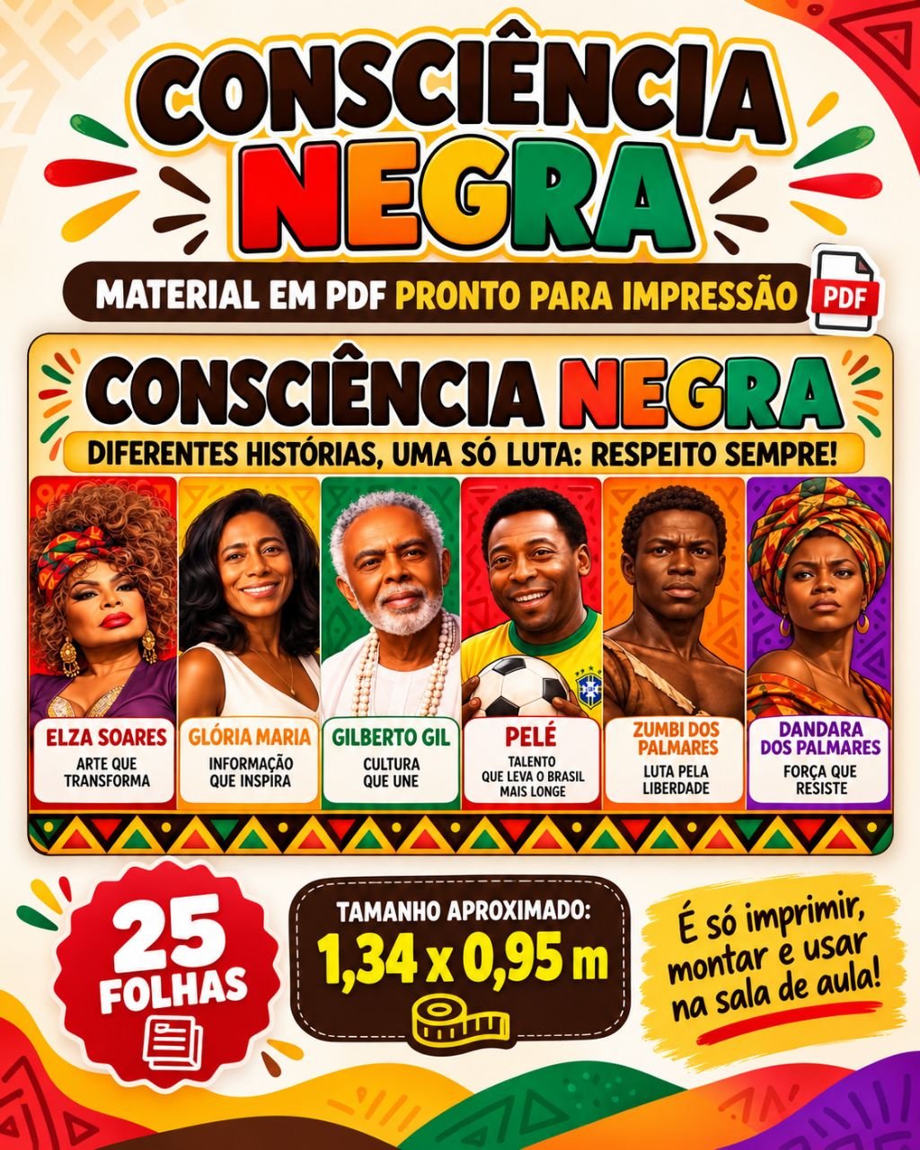 ✊🏿 PAINEL CONSCIÊNCIA NEGRA - Imagem 8