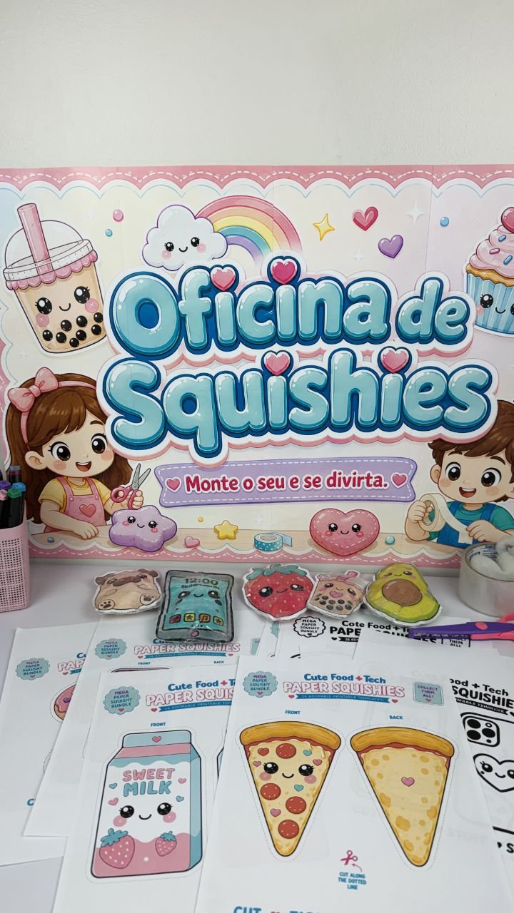 🎨✨ OFICINA DE SQUISHIES ✨🎨 - Imagem 7
