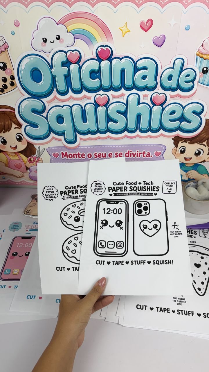 🎨✨ OFICINA DE SQUISHIES ✨🎨 - Imagem 4