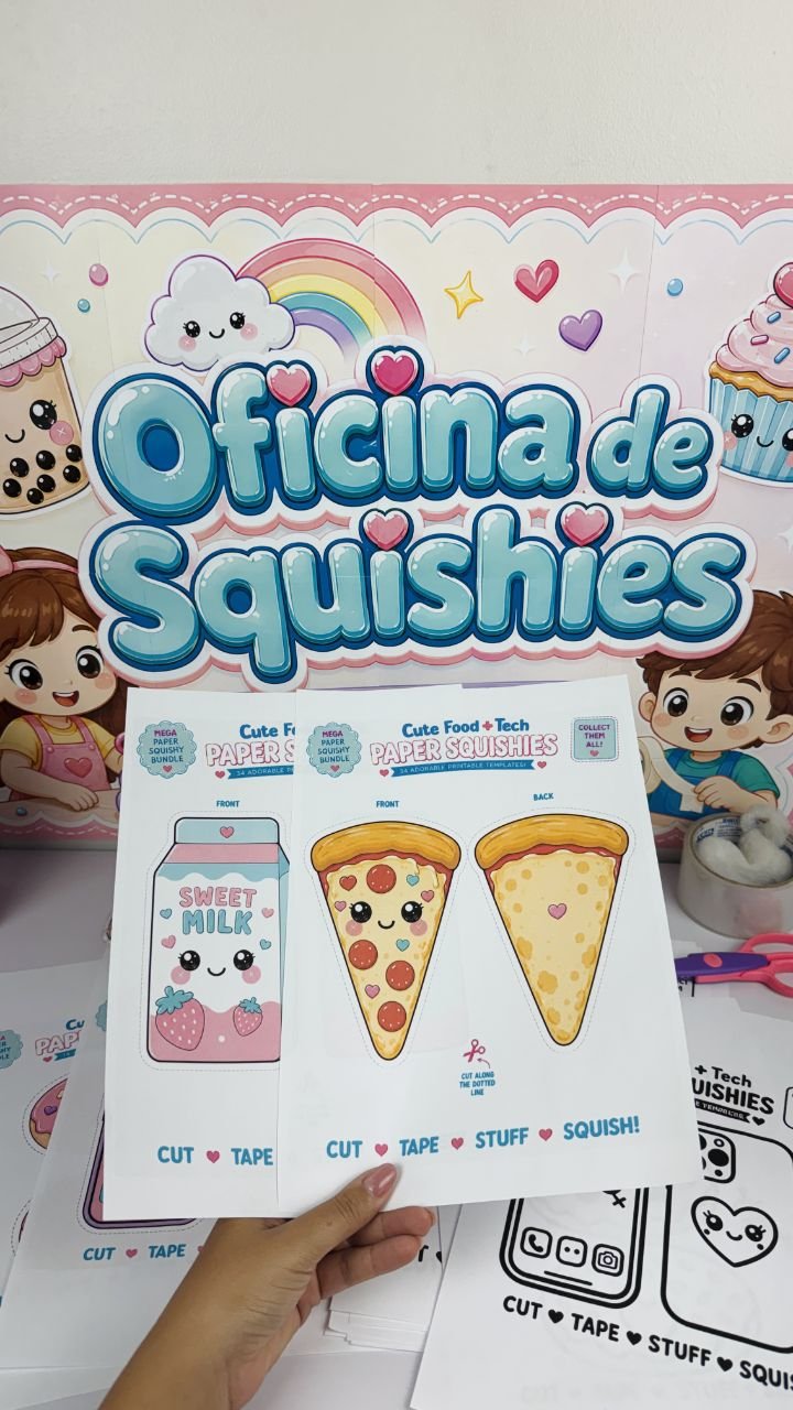 🎨✨ OFICINA DE SQUISHIES ✨🎨 - Imagem 5