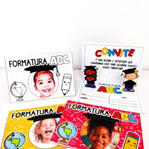 ✨ Convites 3D para Formatura do ABC 🎓