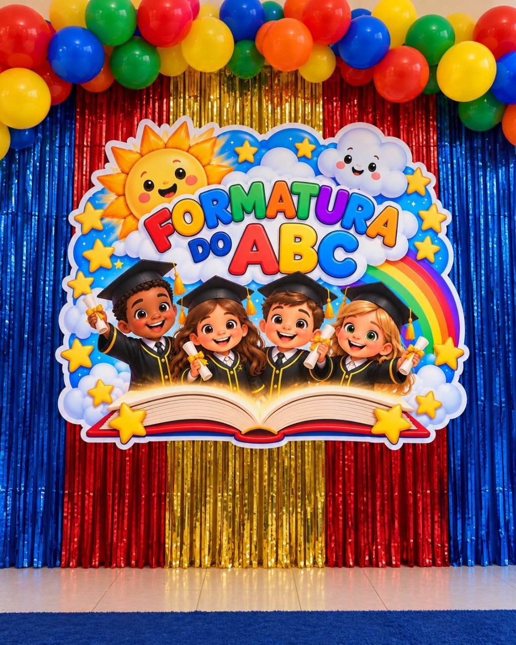 🎓🌈 PAINEL FORMATURA DO ABC - Imagem 8